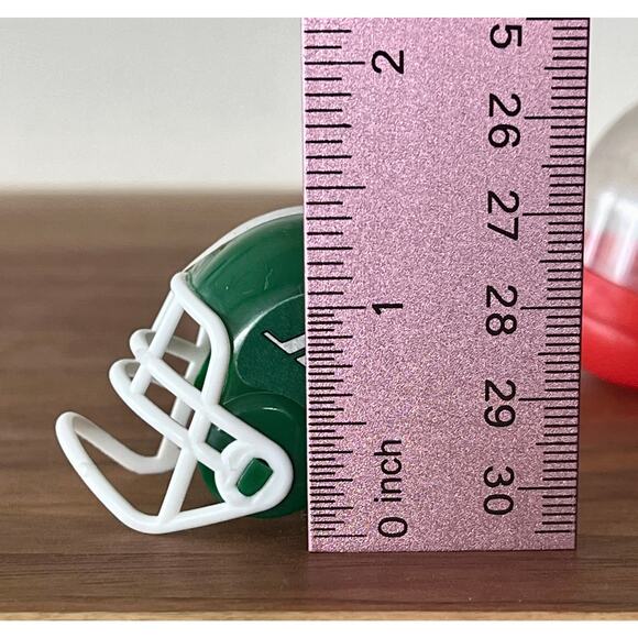 Vintage NFL Mini Gumball Vending Machine New York Jets Plastic Football Helmet - Picture 11 of 12